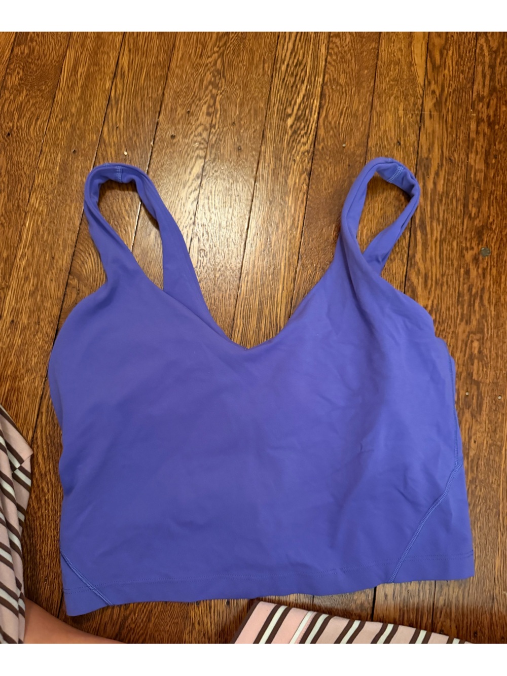 lululemon athletica ALIGN TANK AND PAANTS Purple V-Neck Stretch Tank